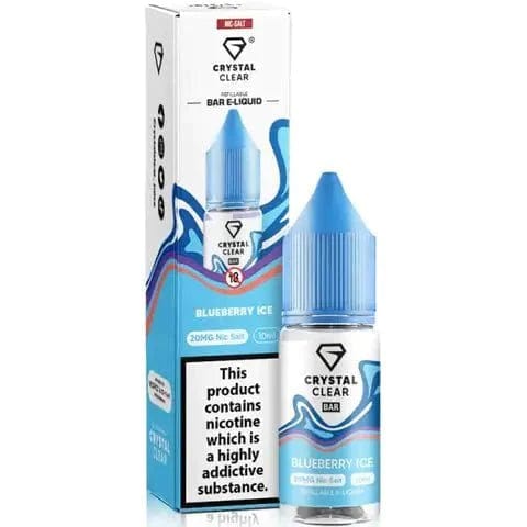 Crystal Clear Nic Salts 10ml Box of 10 - Vapeareawholesale