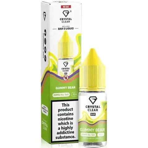 Crystal Clear Nic Salts 10ml Box of 10 - Vapeareawholesale