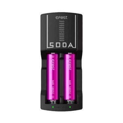 EFEST SODA DUAL BATTERY CHARGER - Vapeareawholesale