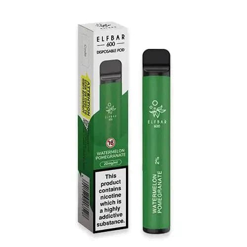 Elf Bar 600 Puff Disposable Vape Pod Device 20MG | Box of 10 - Vapeareawholesale