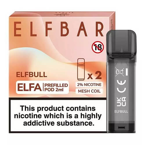 Elf Bar Elfa Pre-Filled Pods - Box of 10 - Vapeareawholesale