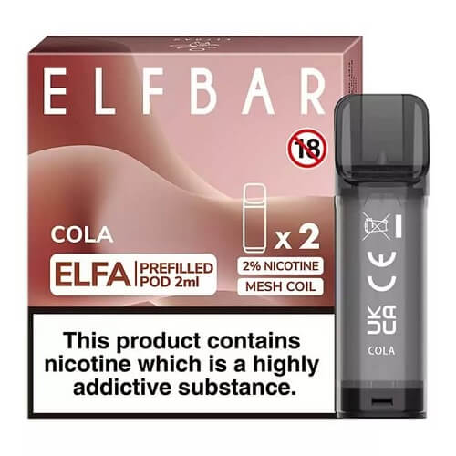 Elf Bar Elfa Pre-Filled Pods - Box of 10 - Vapeareawholesale