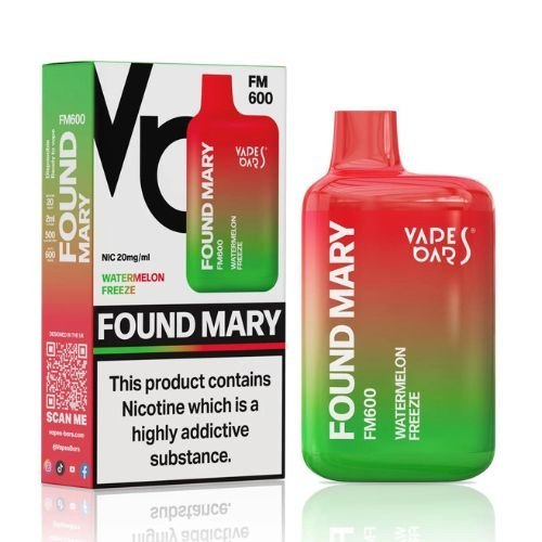 Found Mary FM600 Disposable Vape Pod Device 20MG - Box of 10 - Vapeareawholesale