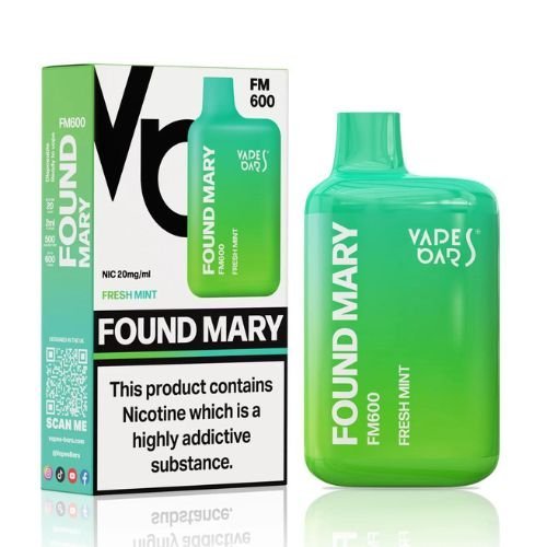 Found Mary FM600 Disposable Vape Pod Device 20MG - Box of 10 - Vapeareawholesale