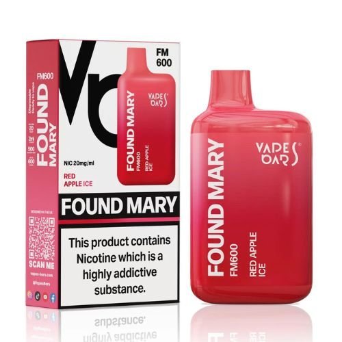 Found Mary FM600 Disposable Vape Pod Device 20MG - Box of 10 - Vapeareawholesale