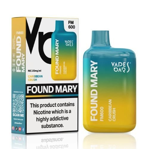 Found Mary FM600 Disposable Vape Pod Device 20MG - Box of 10 - Vapeareawholesale