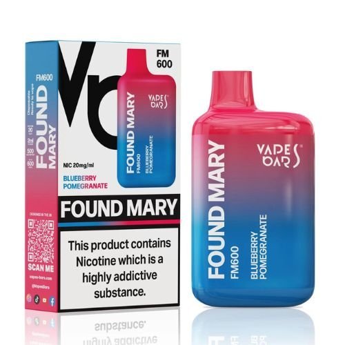 Found Mary FM600 Disposable Vape Pod Device 20MG - Box of 10 - Vapeareawholesale