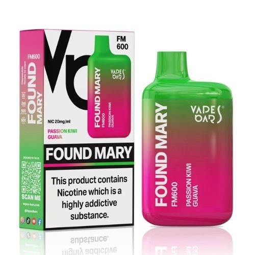 Found Mary FM600 Disposable Vape Pod Device 20MG - Box of 10 - Vapeareawholesale