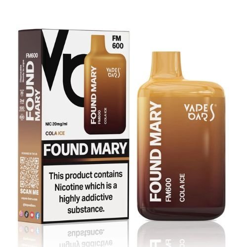 Found Mary FM600 Disposable Vape Pod Device 20MG - Box of 10 - Vapeareawholesale