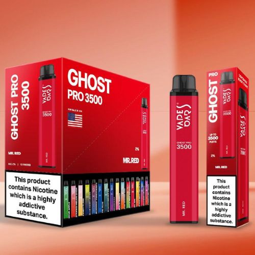 Ghost Pro 3500 Disposable Device 20MG - Box of 10 - Vapeareawholesale