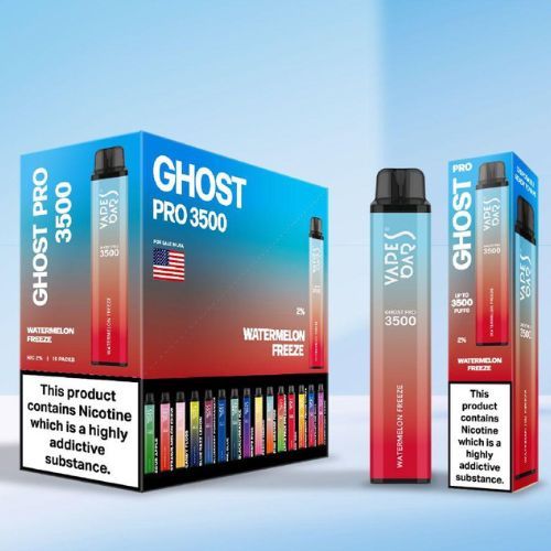 Ghost Pro 3500 Disposable Device 20MG - Box of 10 - Vapeareawholesale