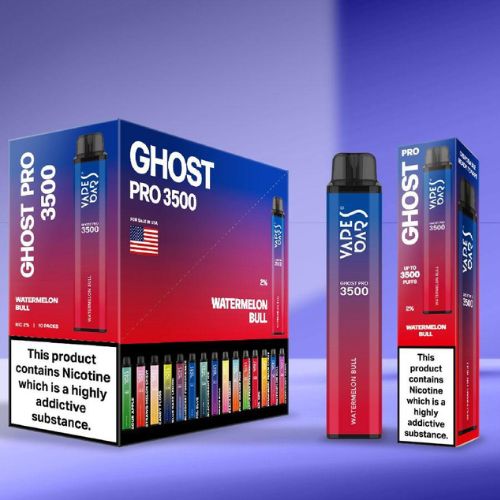 Ghost Pro 3500 Disposable Device 20MG - Box of 10 - Vapeareawholesale