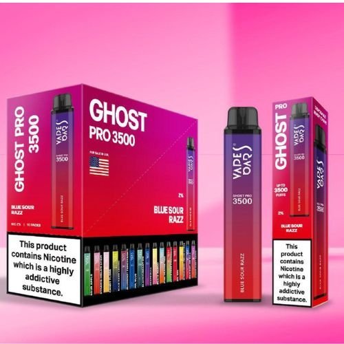 Ghost Pro 3500 Disposable Device 20MG - Box of 10 - Vapeareawholesale