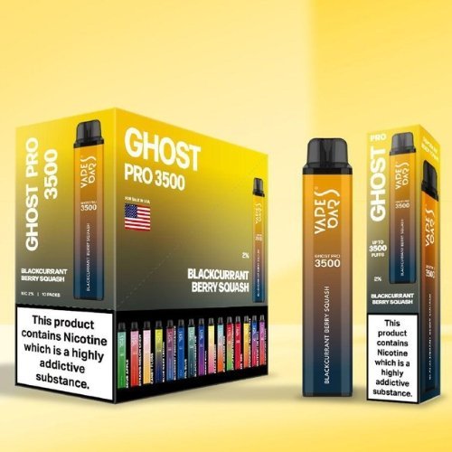 Ghost Pro 3500 Disposable Device 20MG - Box of 10 - Vapeareawholesale