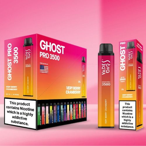 Ghost Pro 3500 Disposable Device 20MG - Box of 10 - Vapeareawholesale