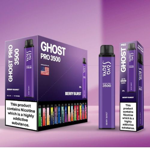 Ghost Pro 3500 Disposable Device 20MG - Box of 10 - Vapeareawholesale