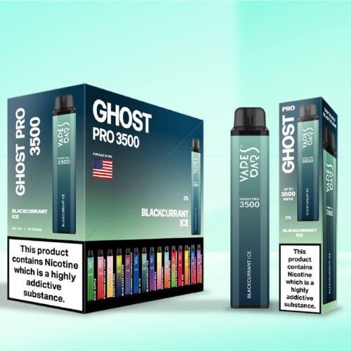 Ghost Pro 3500 Disposable Device 20MG - Box of 10 - Vapeareawholesale