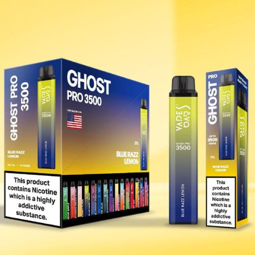 Ghost Pro 3500 Disposable Device 20MG - Box of 10 - Vapeareawholesale