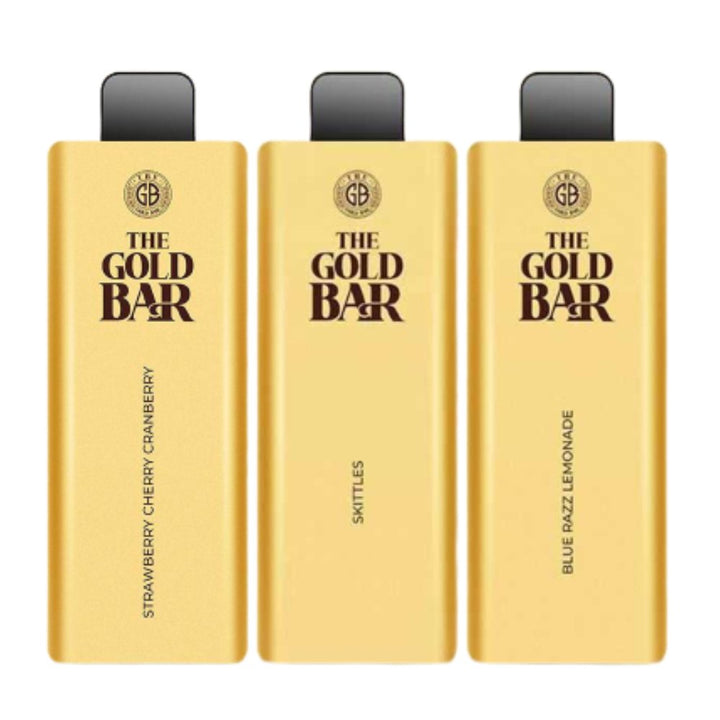 Gold Bar 4500 Disposable Vape Puff Bar Pod Box of 10 - Vapeareawholesale