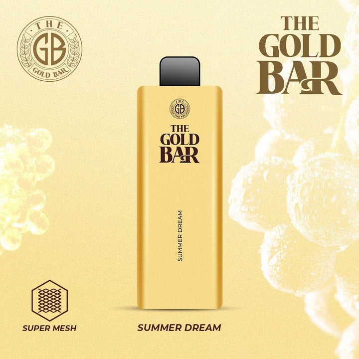 Gold Bar 4500 Disposable Vape Puff Bar Pod Box of 10 - Vapeareawholesale