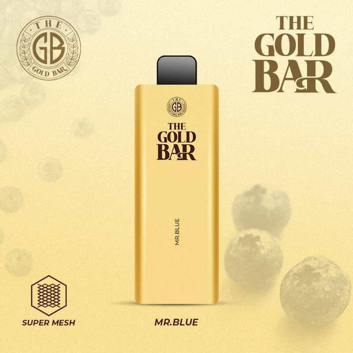 Gold Bar 4500 Disposable Vape Puff Bar Pod Box of 10 - Vapeareawholesale