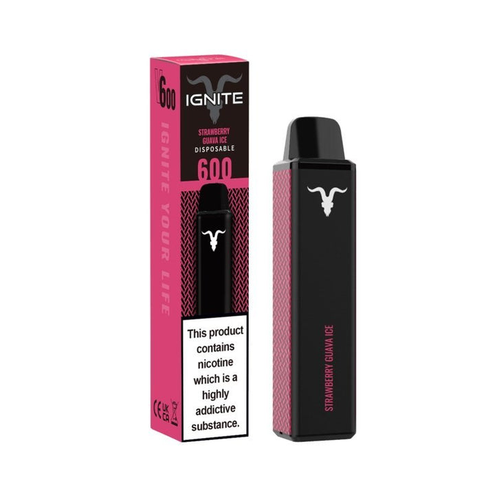 IGNITE V600 Disposable Vape Pod Device 20mg - Box of 10 - Vapeareawholesale