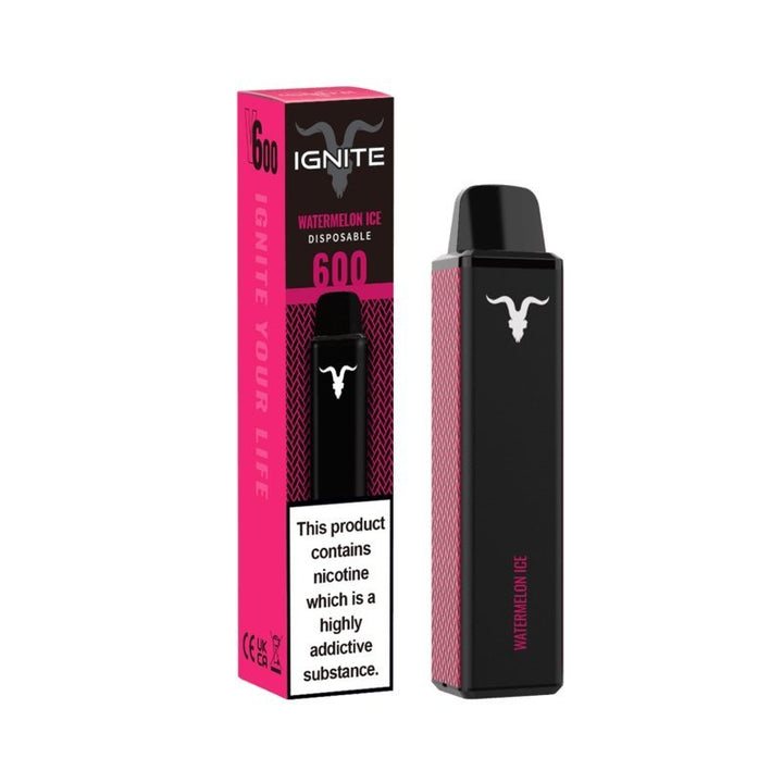 IGNITE V600 Disposable Vape Pod Device 20mg - Box of 10 - Vapeareawholesale