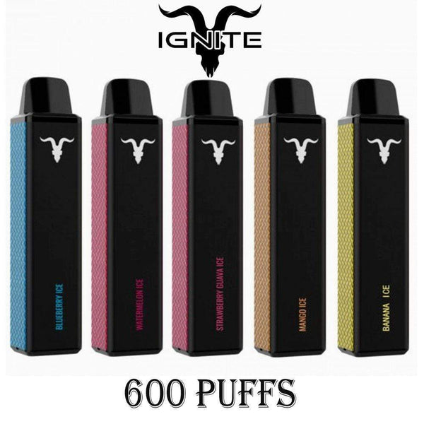 IGNITE V600 Disposable Vape Pod Device 20mg - Box of 10 - Vapeareawholesale