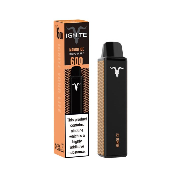 IGNITE V600 Disposable Vape Pod Device 20mg - Box of 10 - Vapeareawholesale