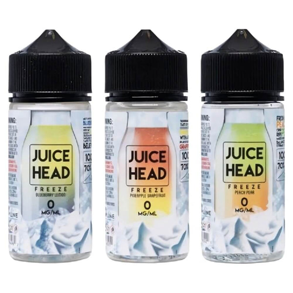 Juice Head Freeze 100ml Shortfill - Vapeareawholesale