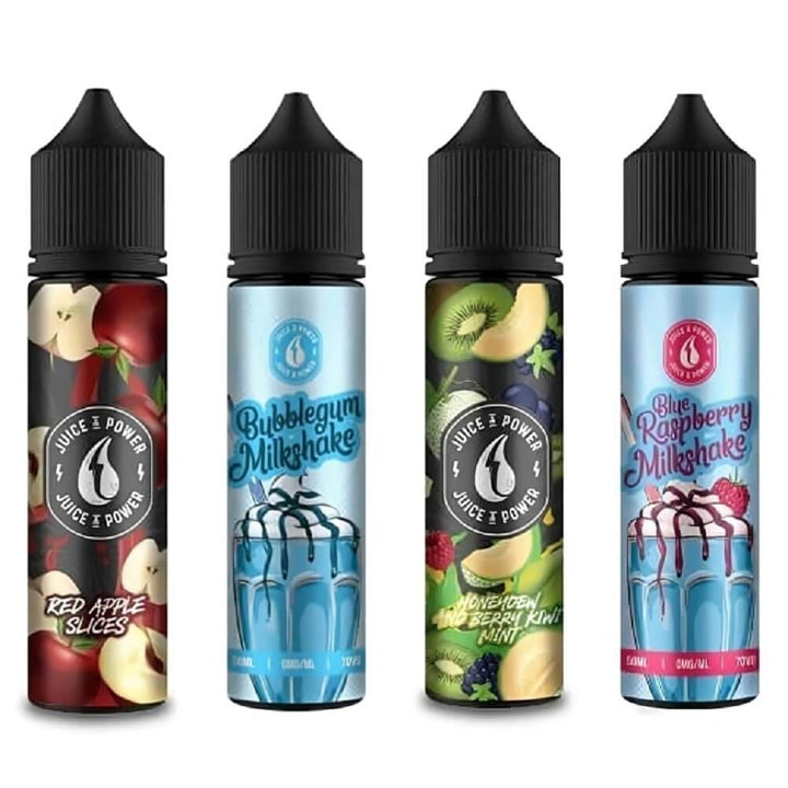 Juice 'N' Power All Ranges 50ml Shortfill - Vapeareawholesale