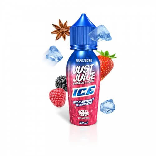 Just Juice Ice Range 50ml Shortfill - Vapeareawholesale