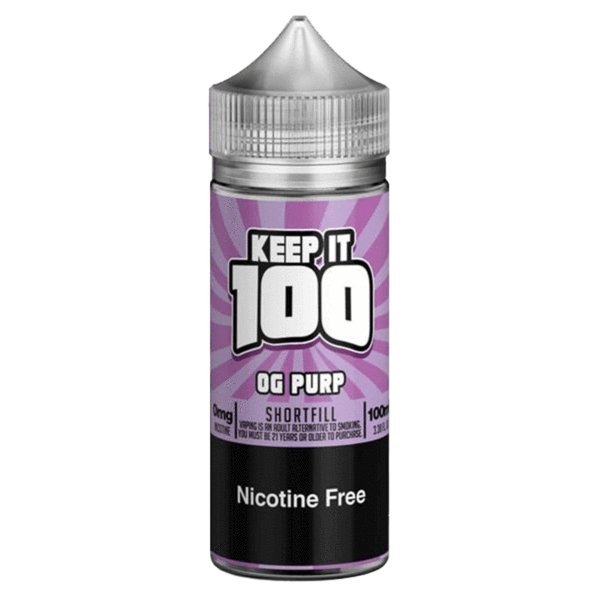 Keep It 100 OG Series 100ml Shortfill - Vapeareawholesale