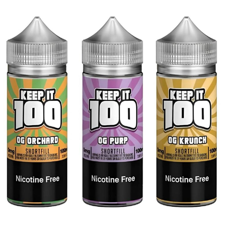 Keep It 100 OG Series 100ml Shortfill - Vapeareawholesale