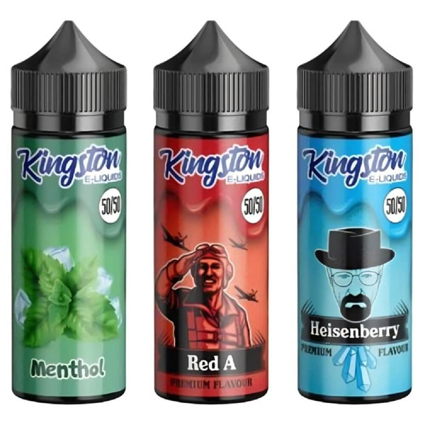 Kingston 50/50 100ML Shortfill - All Ranges - Vapeareawholesale