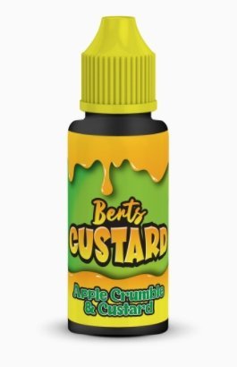 Kingston Berts Custard 100ML Shortfill - Vapeareawholesale