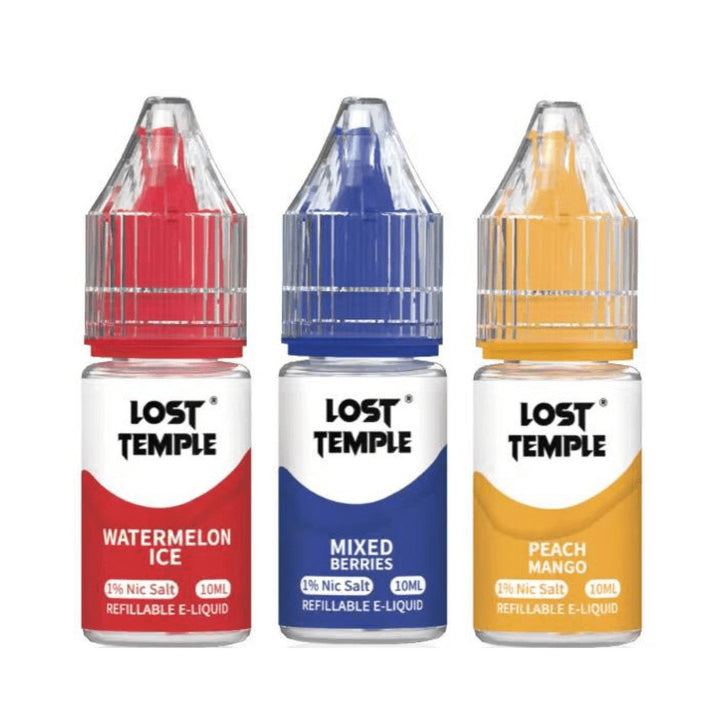 Lost Temple Nic Salts 10ml - Box of 10 - Vapeareawholesale