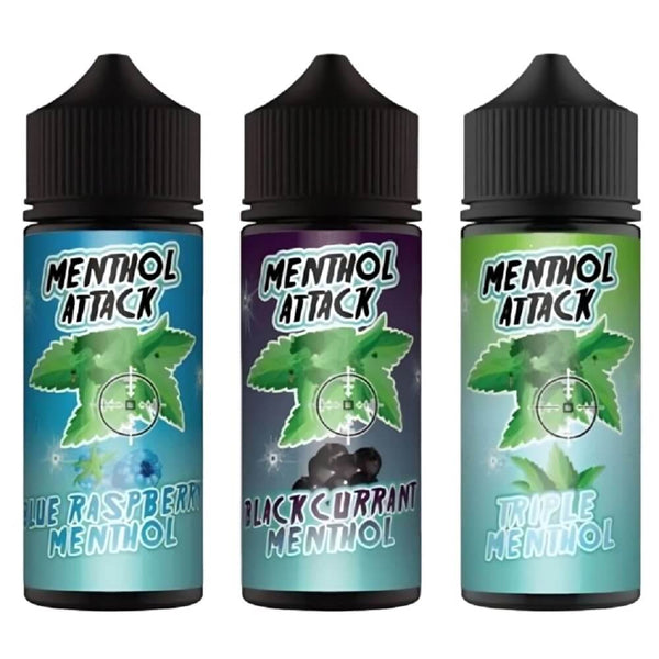 Menthol Attack 100ML Shortfill - Vapeareawholesale