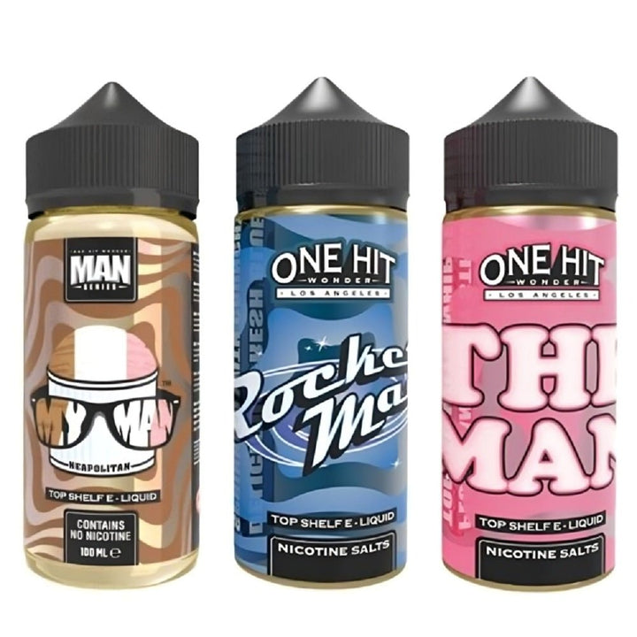 One Hit Wonder Man 100ML Shortfill - Vapeareawholesale