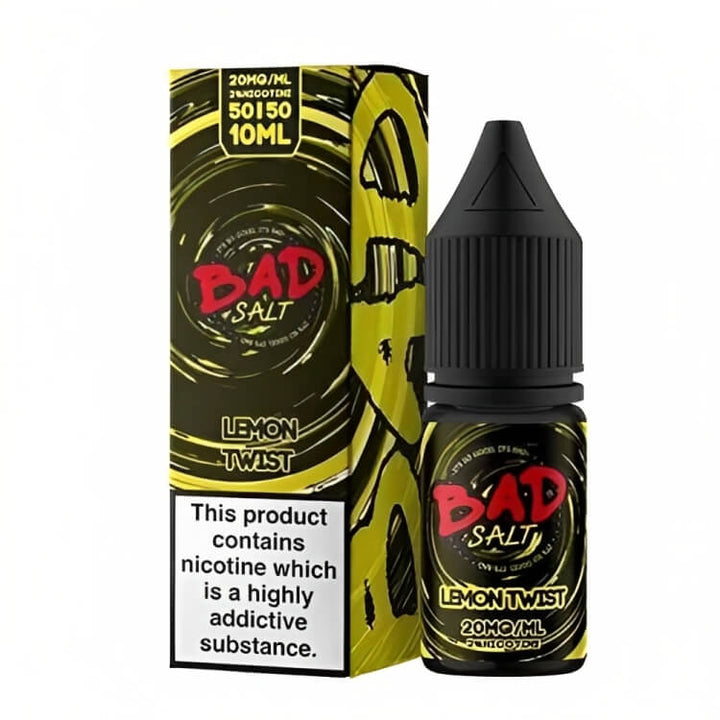 Pack of 10 Bad Salt 10ml Nic Salt - Vapeareawholesale