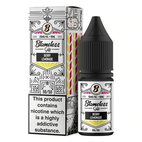 Pack of 10 Blameless Juice 10ml Nic Salt - Vapeareawholesale