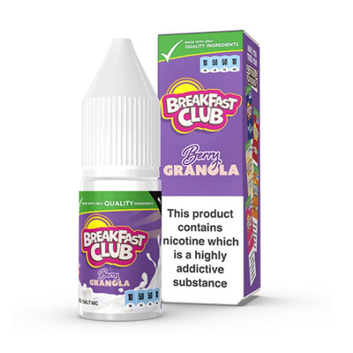 Pack of 10 Breakfast Club 10ml Nic Salt - Vapeareawholesale