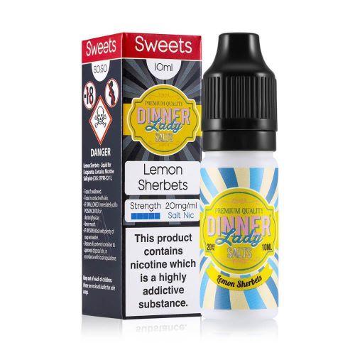 Pack of 10 Dinner Lady 10ml Nic Salts E-Liquid - Vapeareawholesale