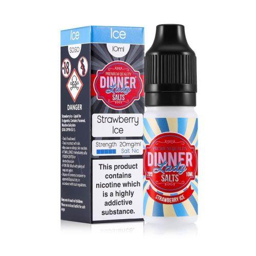 Pack of 10 Dinner Lady 10ml Nic Salts E-Liquid - Vapeareawholesale