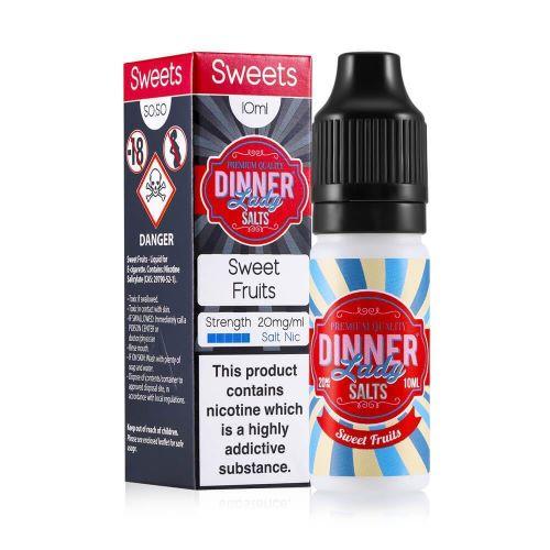 Pack of 10 Dinner Lady 10ml Nic Salts E-Liquid - Vapeareawholesale