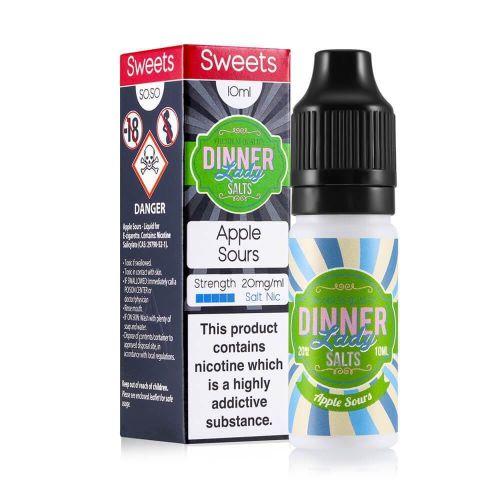 Pack of 10 Dinner Lady 10ml Nic Salts E-Liquid - Vapeareawholesale