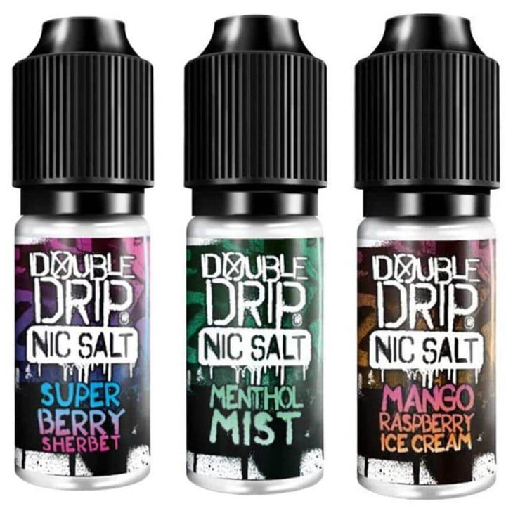 Pack of 10 Double Drip 10ML Nic Salt - Vapeareawholesale