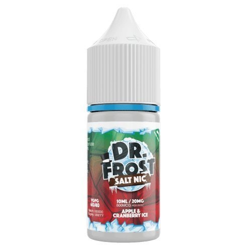 Pack of 10 Dr Frost Ice 10ML Nic Salt - Vapeareawholesale