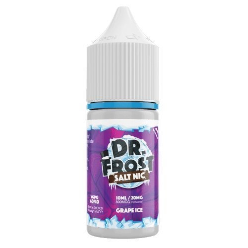 Pack of 10 Dr Frost Ice 10ML Nic Salt - Vapeareawholesale