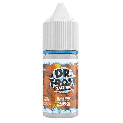 Pack of 10 Dr Frost Ice 10ML Nic Salt - Vapeareawholesale